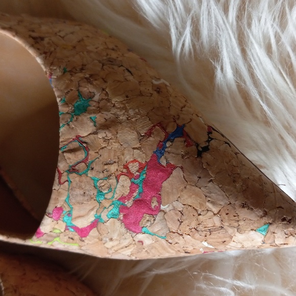 Steve Madden Cork Pumps sz 7 - Picture 5 of 6